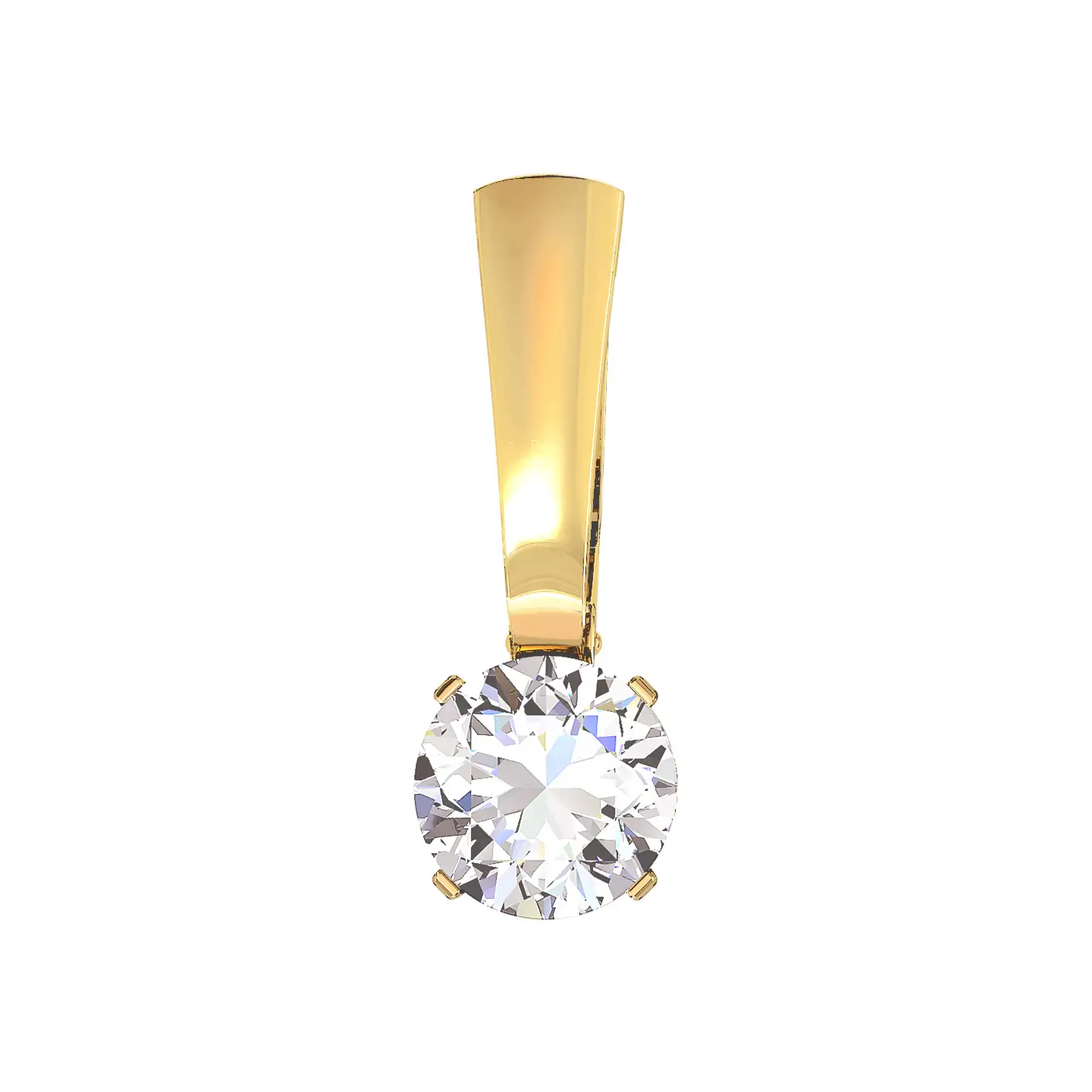 Золотой кулон