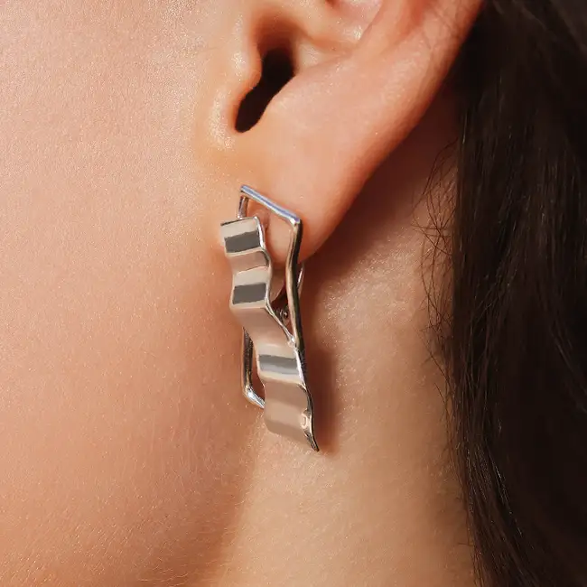 Серебряные серьги