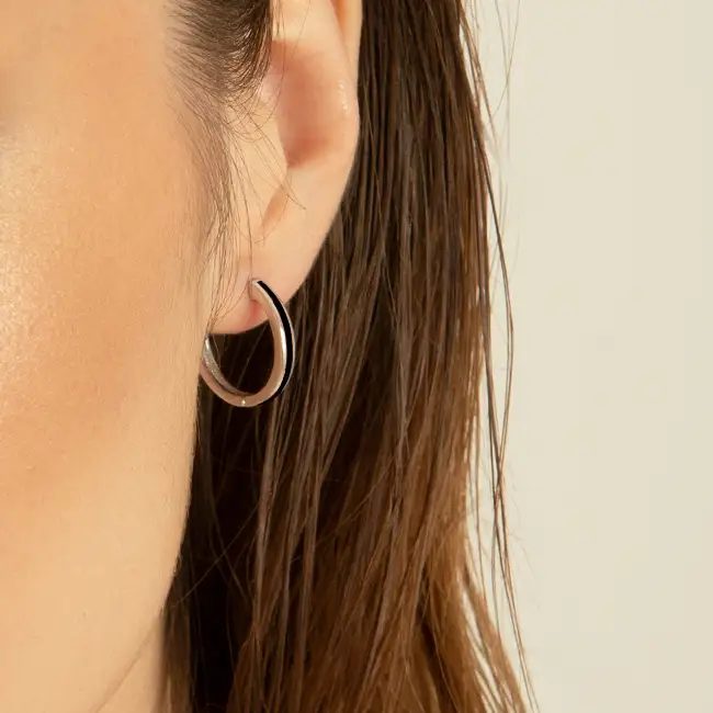 Серебряные серьги с эмалью