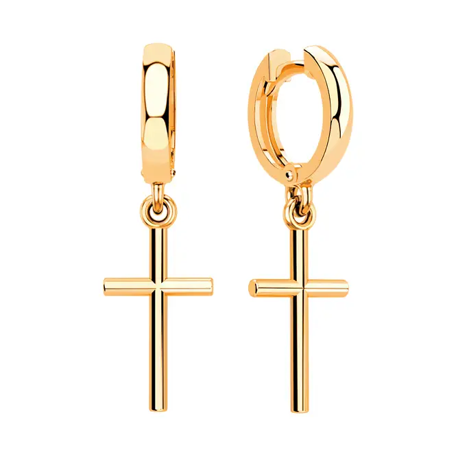 Золотые серьги