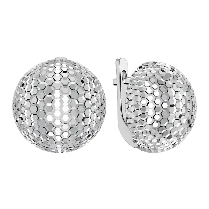 Серебряные серьги