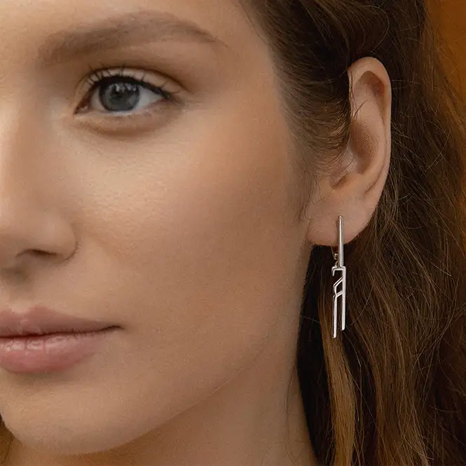 Серебряные серьги "Мара"