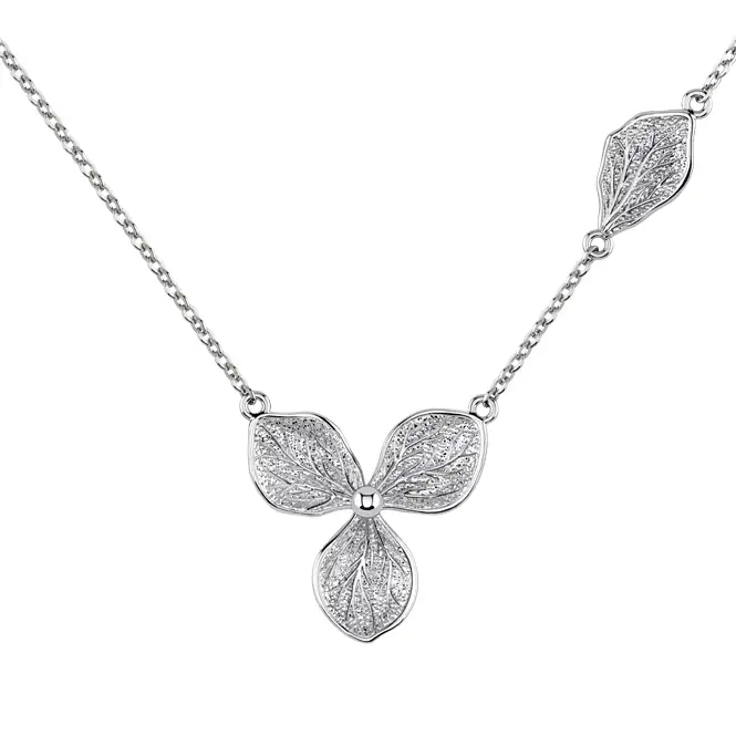 Серебряное колье