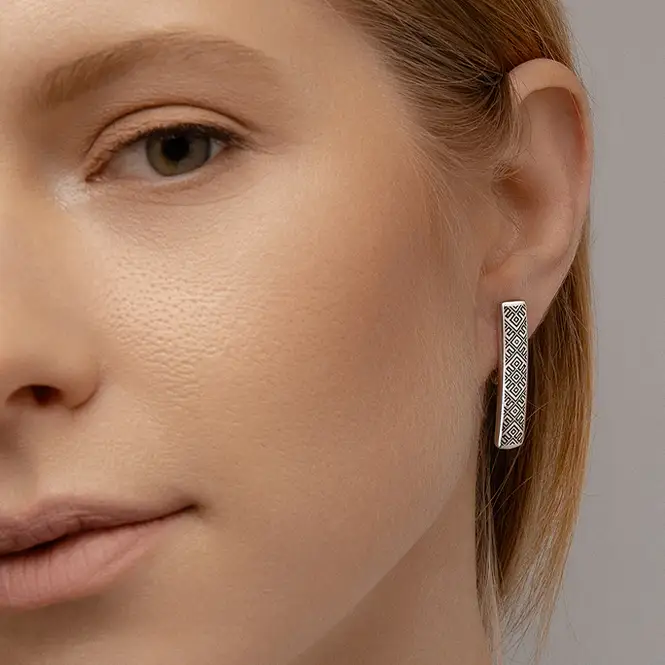 Серебряные серьги