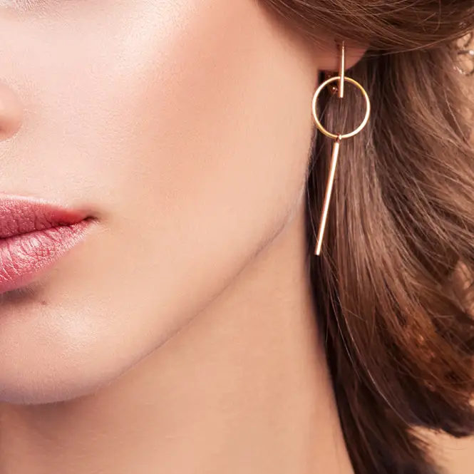 Золотые серьги