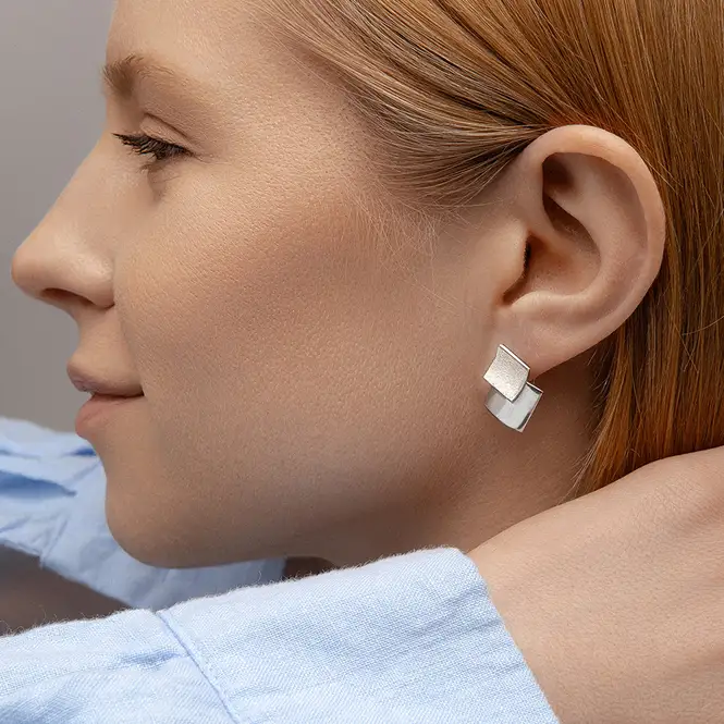 Серебряные серьги