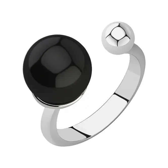 Серебряное кольцо с жемчугом SWAROVSKI