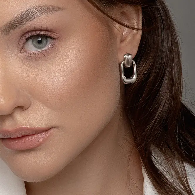 Серебряные серьги