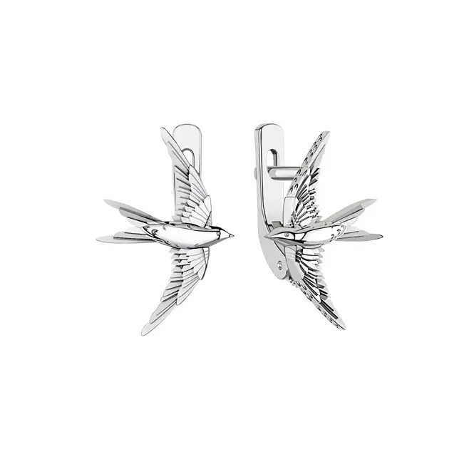 Серебряные серьги