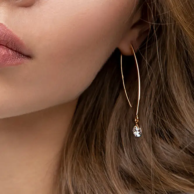 Cеребряные серьги серьги с фианитами