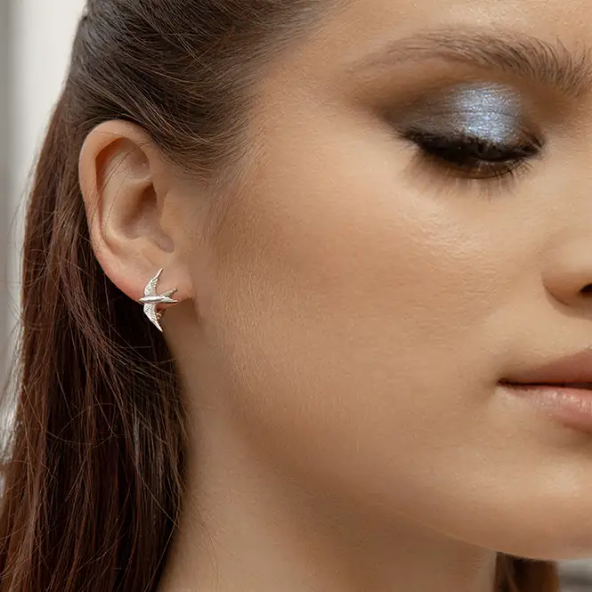 Серебряные серьги