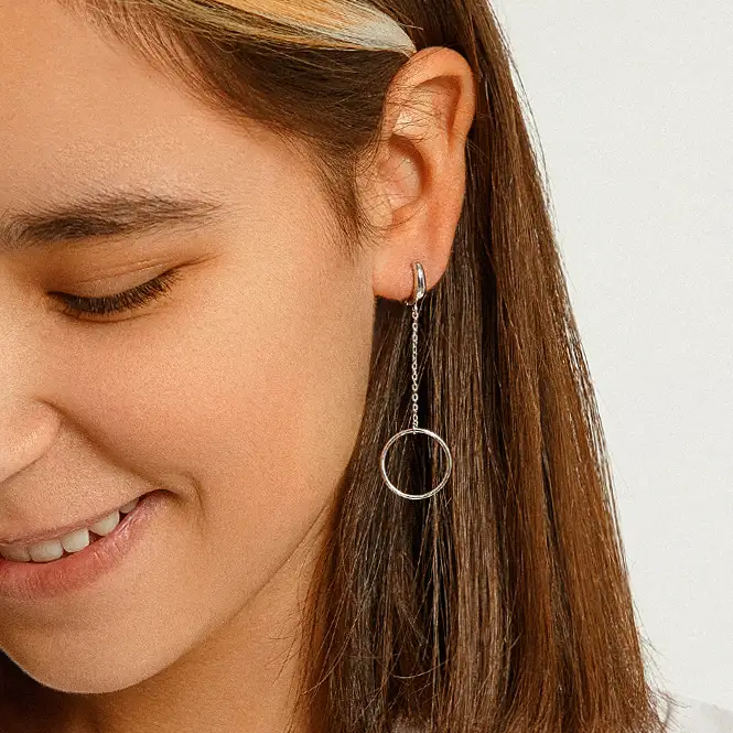 Серебряные серьги 