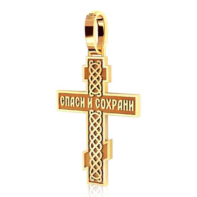 золотой крестик