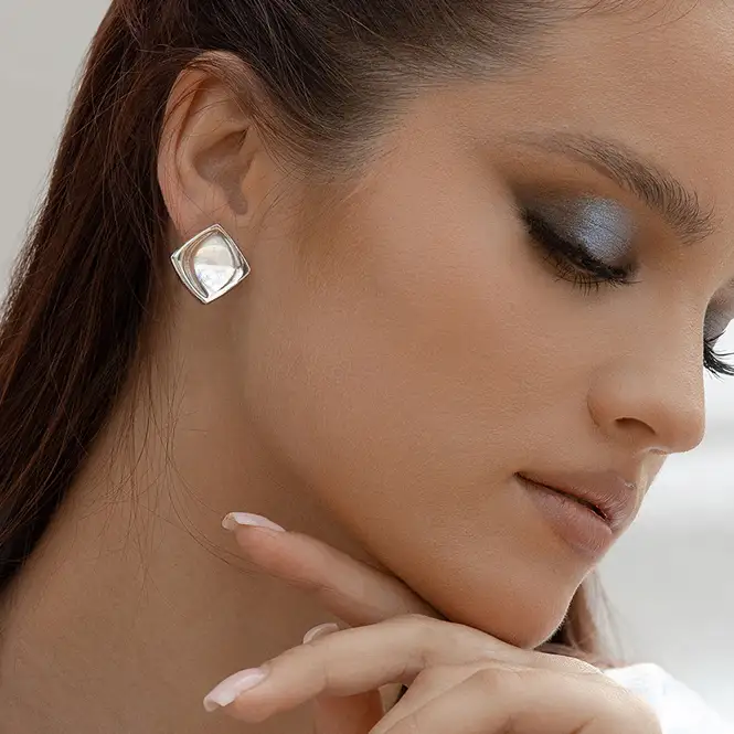 Серебряные серьги