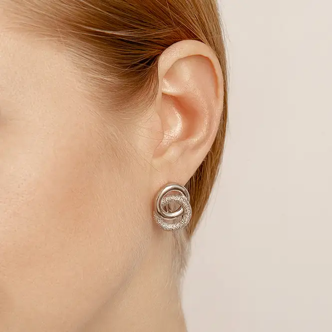 Серебряные серьги