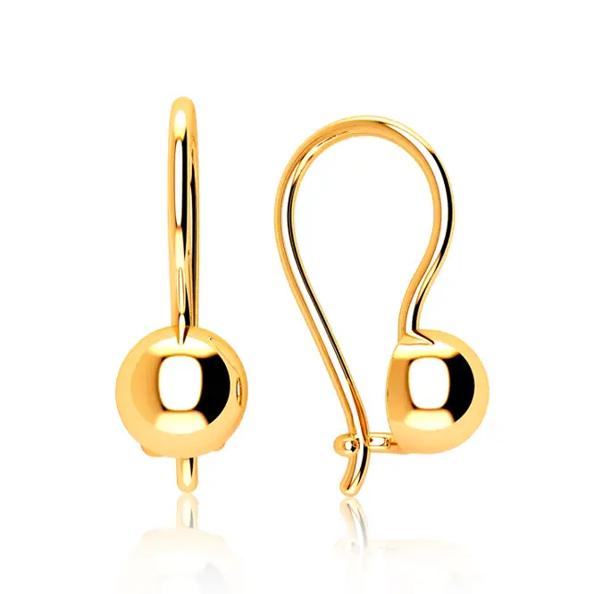 Золотые серьги