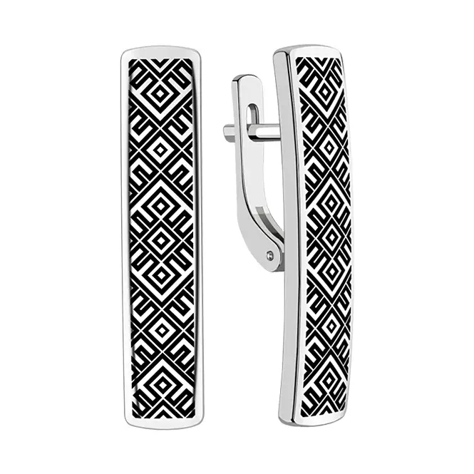 Серебряные серьги