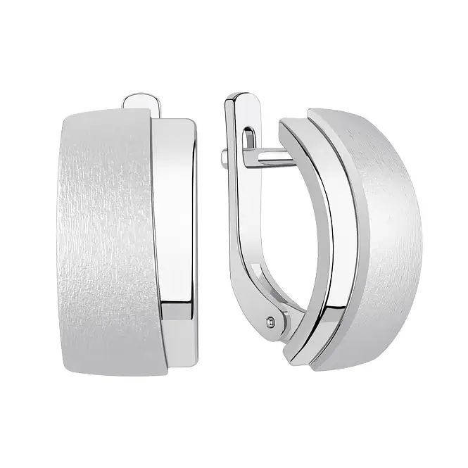 Серебряные серьги