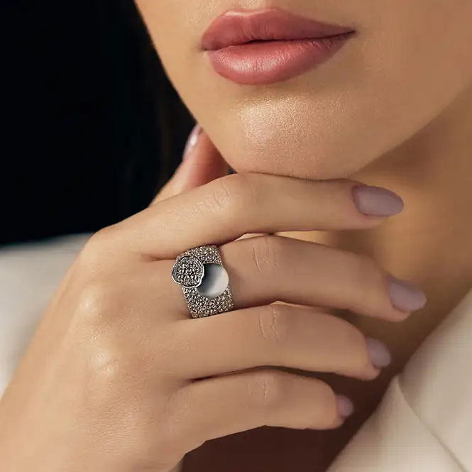 Серебряное кольцо