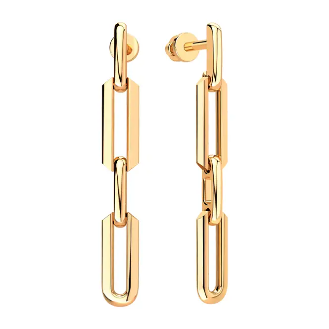 Золотые серьги 