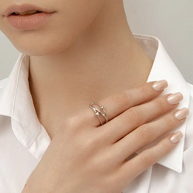 Серебряное кольцо