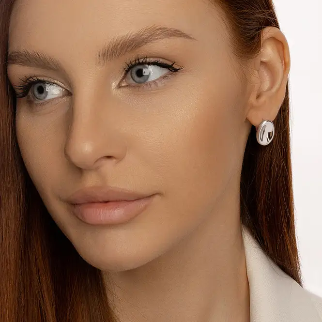 Серебряные серьги