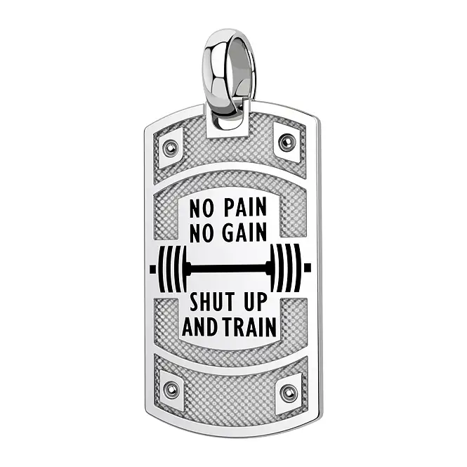 Серебряный кулон с эмалью