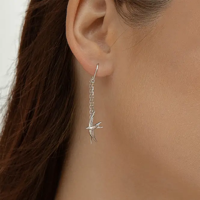 Серебряные серьги