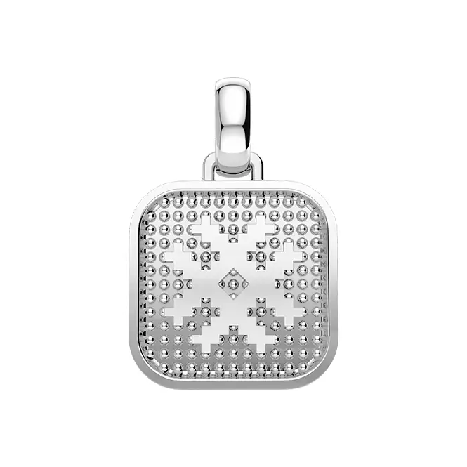 Серебряный кулон с эмалью 