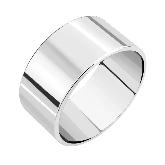 Серебряное обручальное кольцо