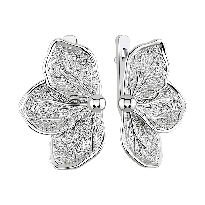 Серебряные серьги