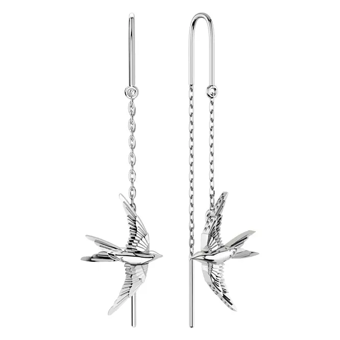 Серебряные серьги