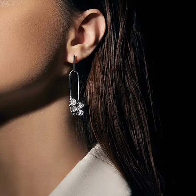 Серебряные серьги