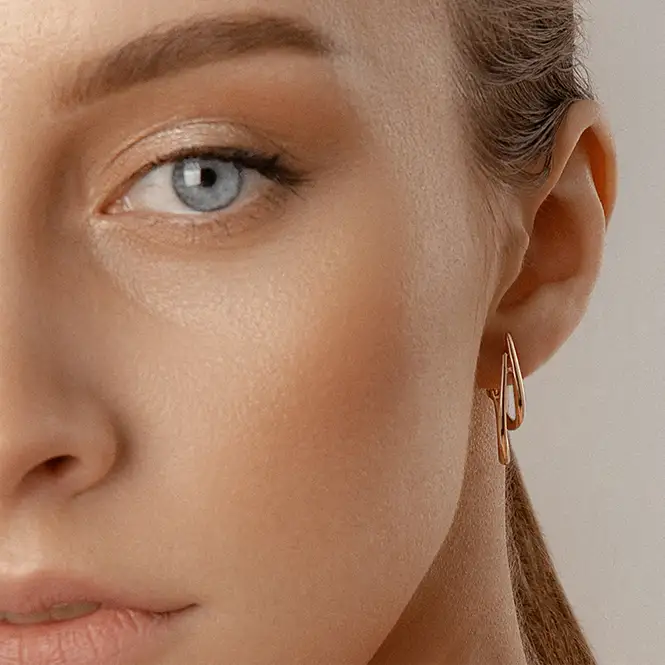 Золотые серьги