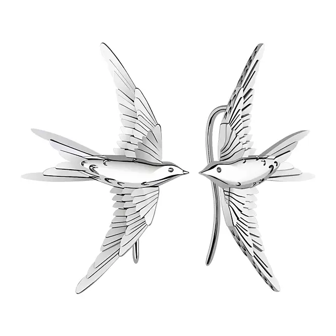 Серебряные серьги