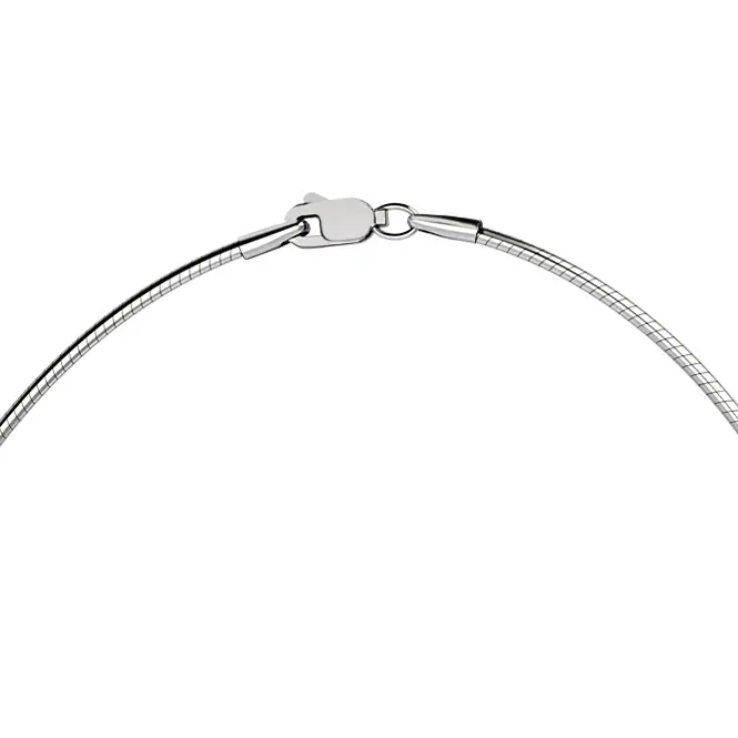 Cеребряная цепь плетения "Снейк"