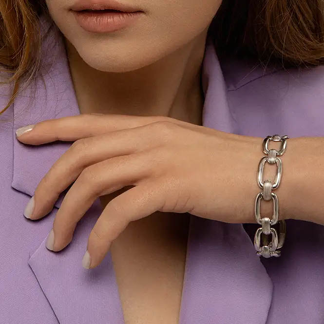 Серебряный браслет