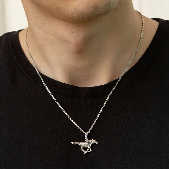 Серебряный кулон