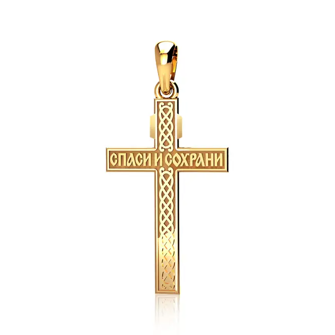 золотой крестик