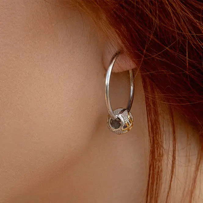 Серебряная подвеска-шарм "Добро"