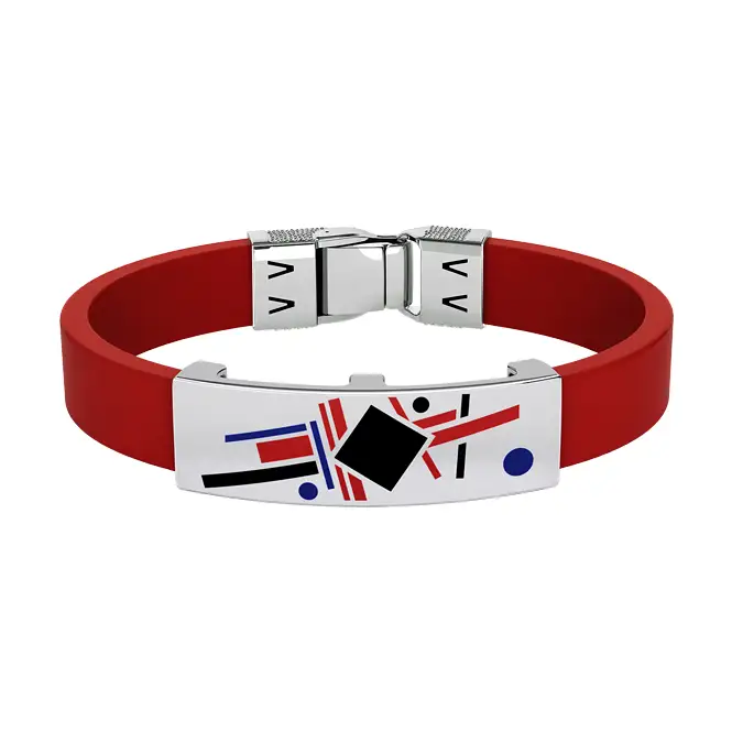 Серебряный браслет с эмaлью