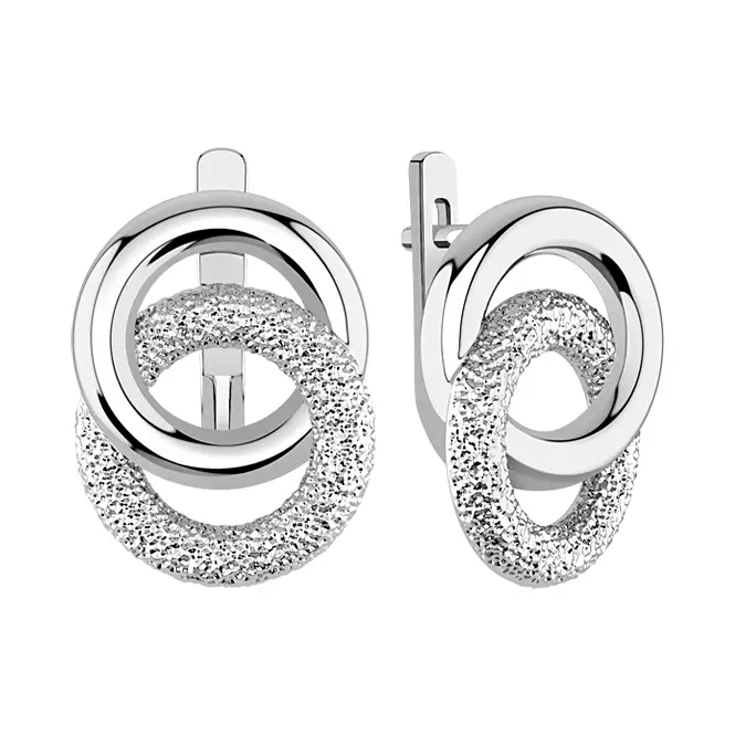 Серебряные серьги